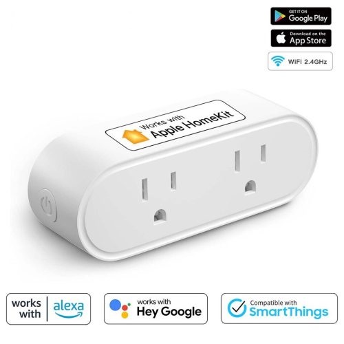 WiFi Smart Plug with Dual Outlet